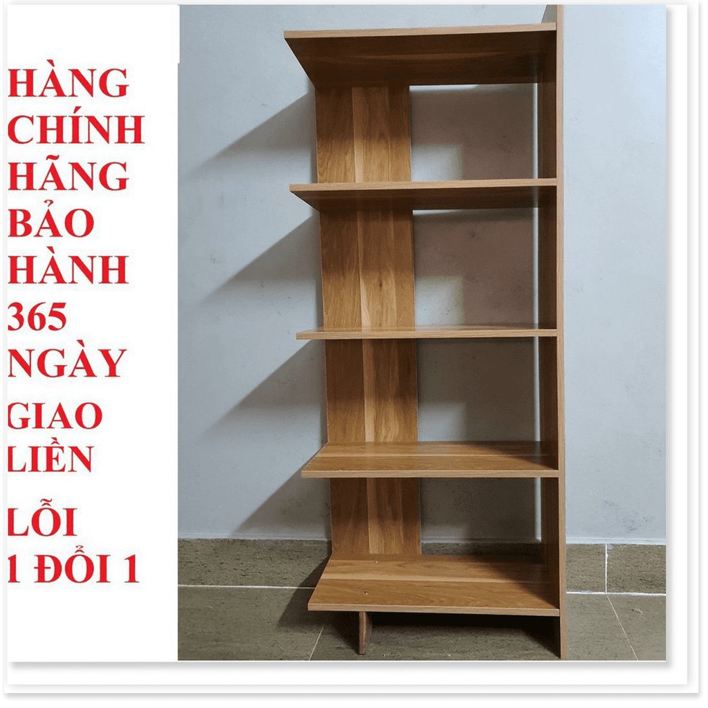 Kệ sách gỗ kệ đựng mỹ phẩm báo kệ đa năng 5 tầng chính hãng bảo hành 365 ngày