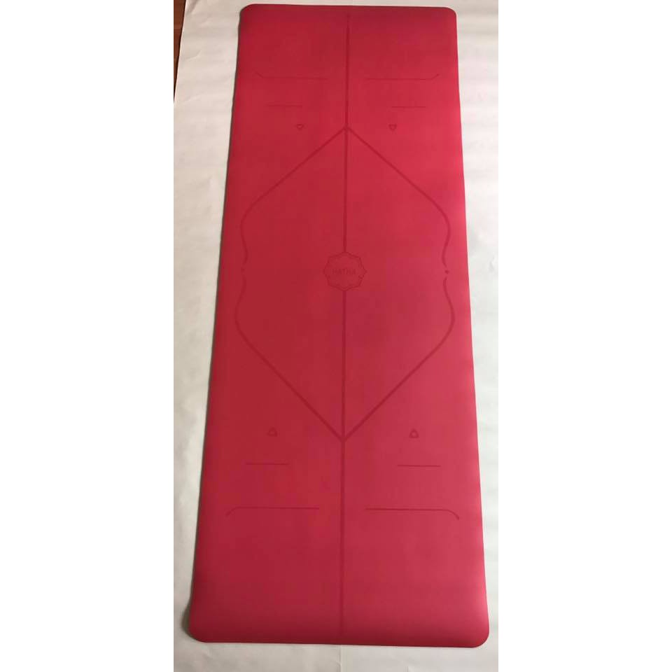 Thảm yoga hatha định tuyến - Tặng 1 chai nước lau thảm trị gia 90k