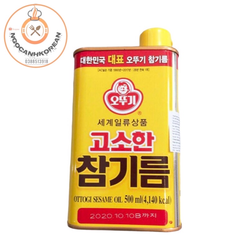 Dầu Mè Ottogi 500ml Hàn Quốc