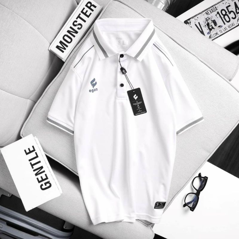 ÁO POLO UV EGAN 03 MÀU TRẮNG MỚI ,ĐẸP CHÍNH HÃNG