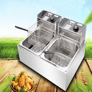 Bếp chiên nhúng đôi SUNNY 5000W hệ thống gia nhiệt kép nóng nhanh, sôi mạnh