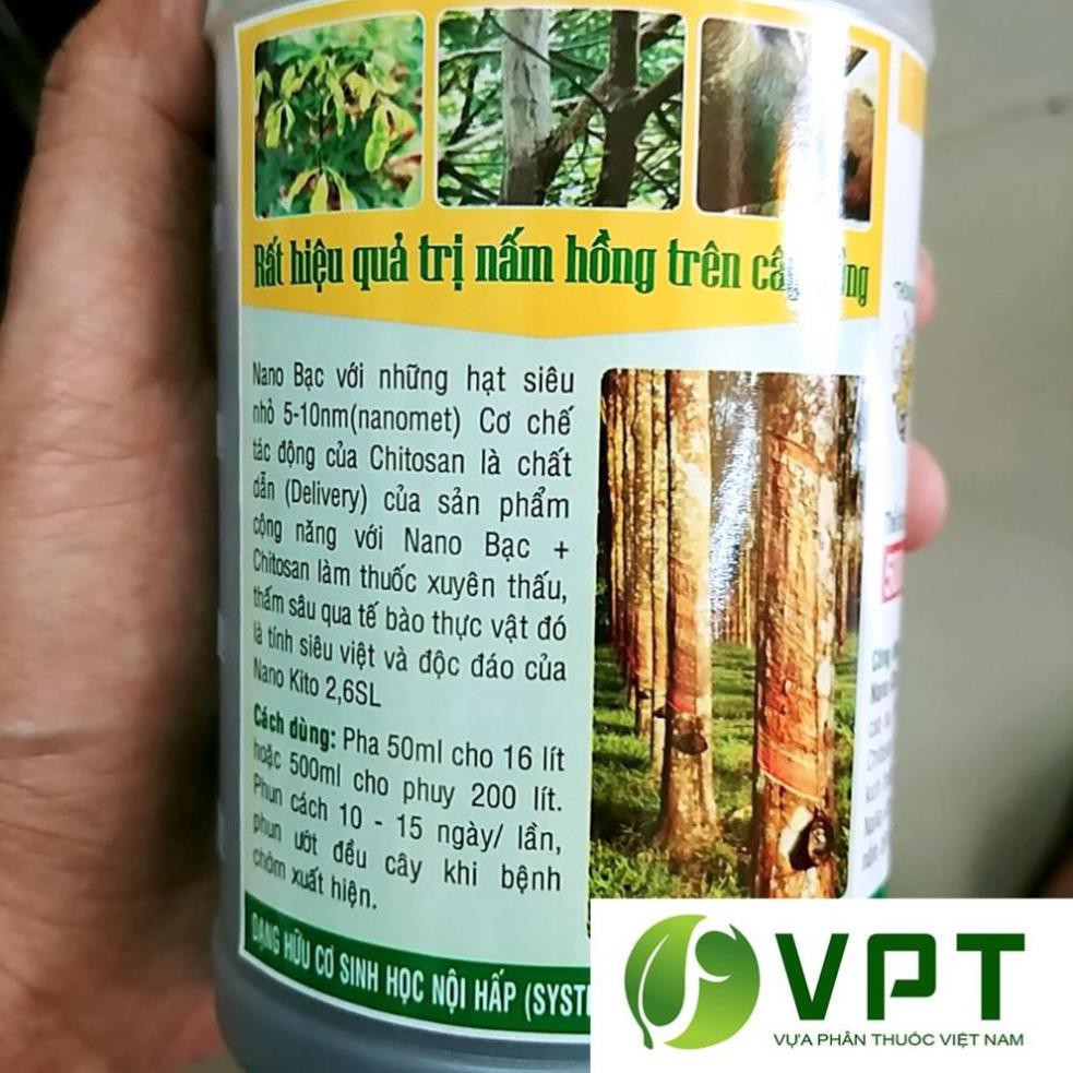Nano Kito - thuốc đặc trị nấm hồng, tuyến trùng chai 100ml