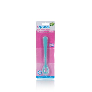 Muỗng / thìa ăn dặm silicone cho bé upass - up3001w