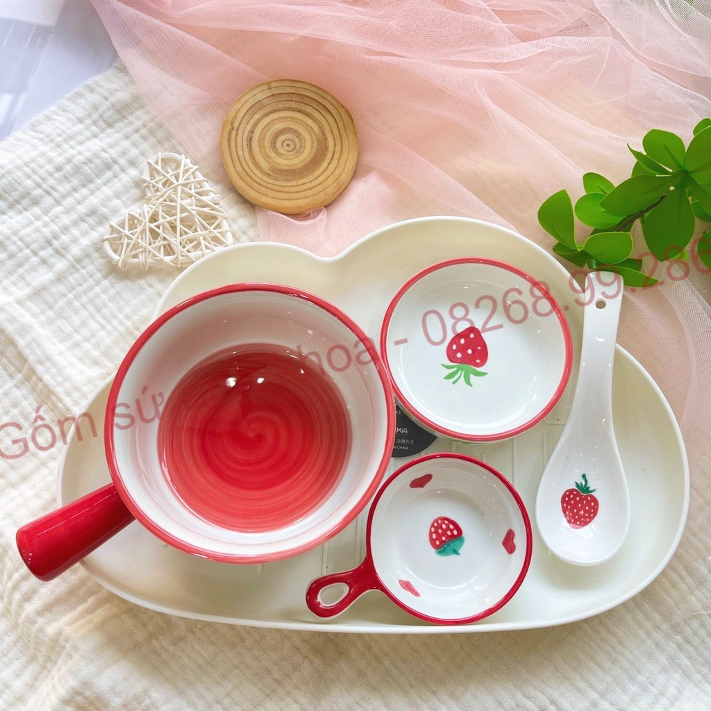 Tổng hợp Các Set Bát Ăn Cơm Trẻ Con Đĩa Sứ Bộ Chén Dĩa Sứ Dễ Thương, Ăn dặm cho bé decor xinh yêu