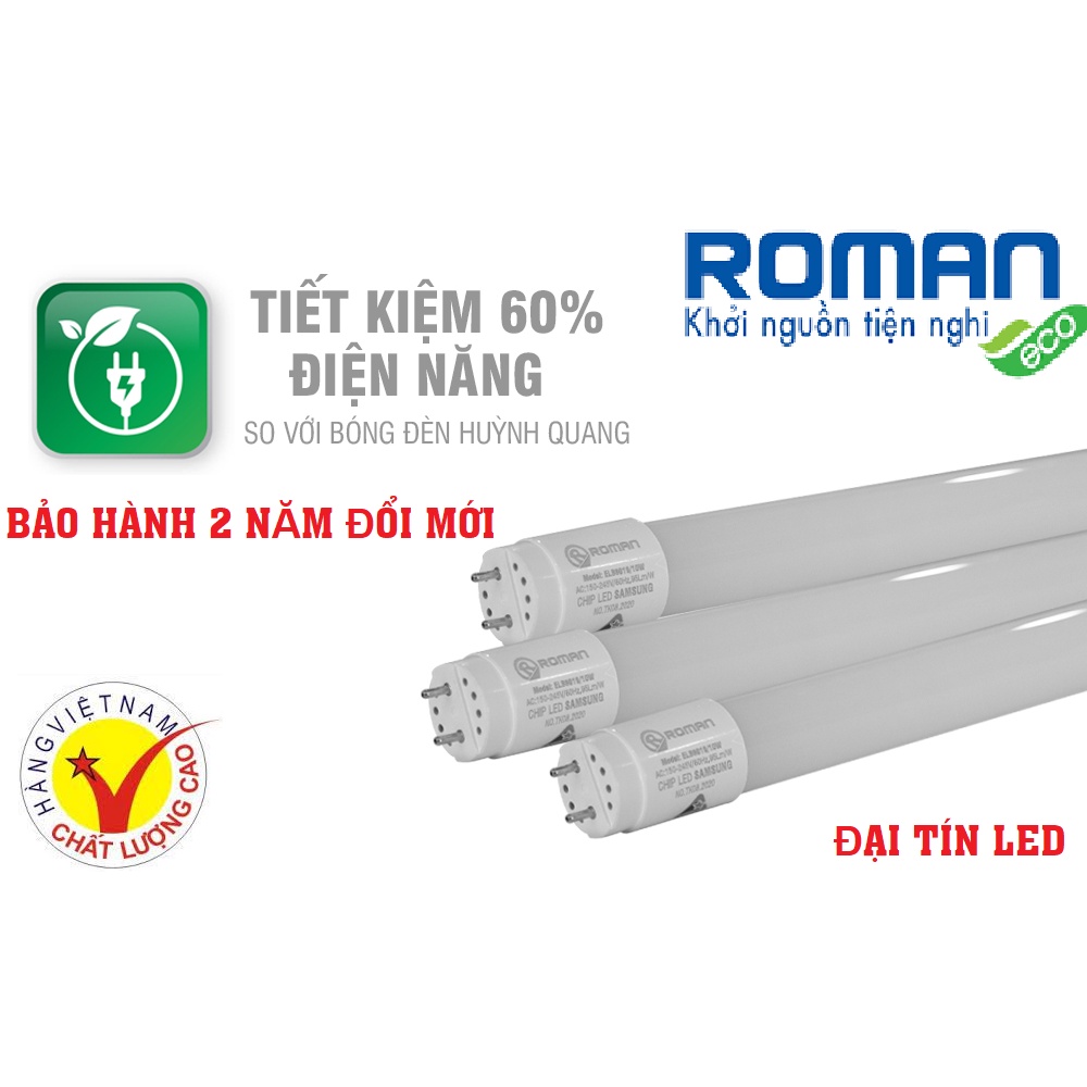BÓNG ĐÈN TUÝP LED ROMAN 1M2 ELL8019/20W