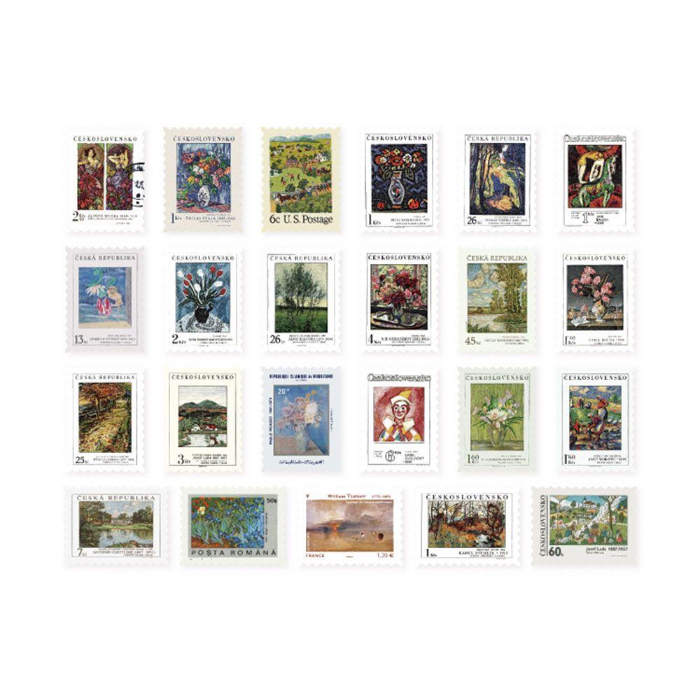 Set 46 Con Dấu In Họa Tiết Hoa Lá Phong Cách Vintage Mã 2
