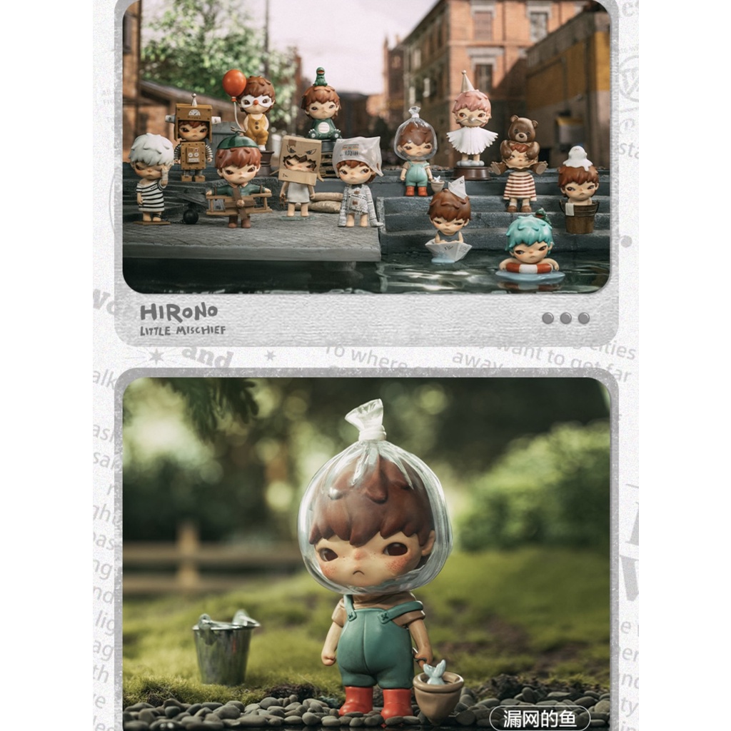 Búp Bê Hirono Little Mischief Series Popmart Dễ Thương