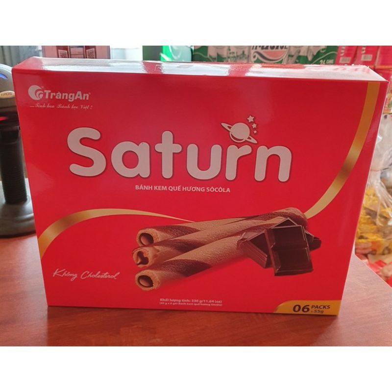 bánh saturn kem quế hỗn hợp tràng an 330g