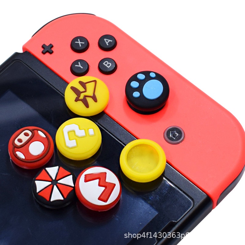 Nintendo Switch : Núm Bọc Họa Tiết Cho Analog Joy Con, Nintendo Switch Lite,Oled,V2
