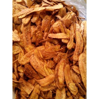 chuối sấy tẩm mè đường nguyên miếng 1kg