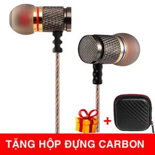 Tai nghe nhét tai KZ EDR1 + tặng hộp đựng vân carbon