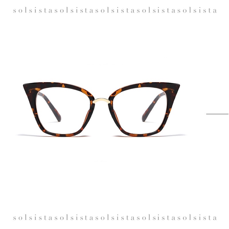 Kính dáng mắt mèo SOL SISTA Coco Glasses  thay cận dễ phối đi học đi làm