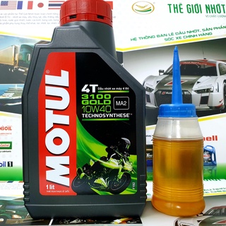Nhớt xe máy Motul 3100 Gold 10W40 1 lít - 1 Lít 2