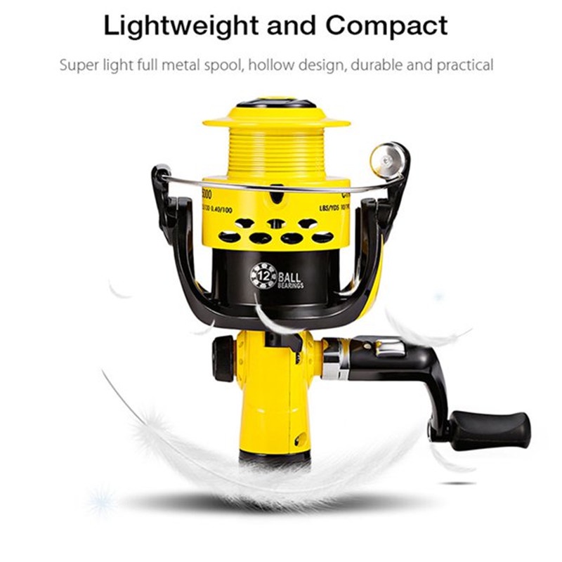 Máy Câu Cá 12BB CTR2000-7000 5.5:1 Chuyên Nghiệp Chất Lượng Cao