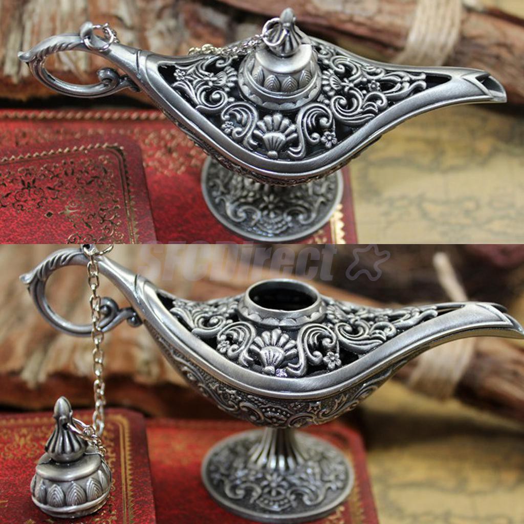 Hộp đựng trang sức hình đèn thần Aladdin phong cách vintage