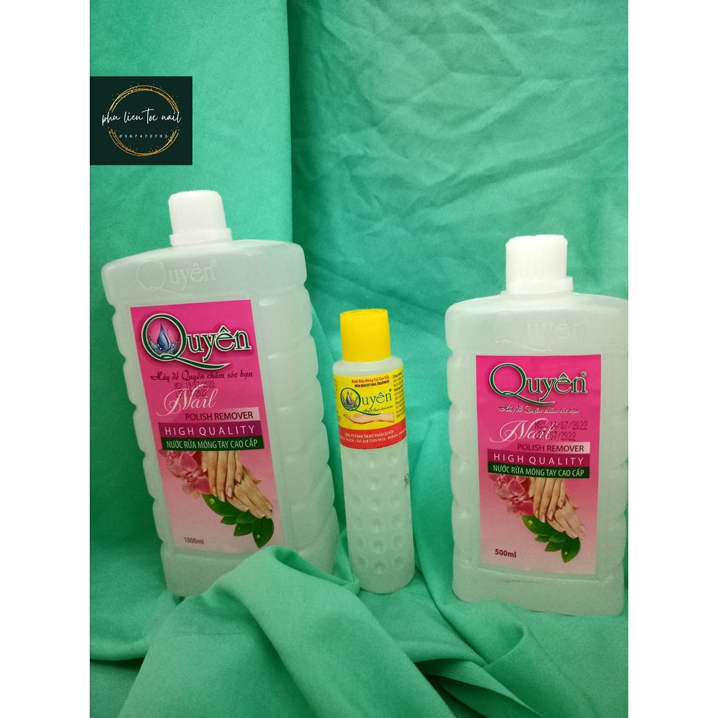 Nước rửa móng Quyên chai vuông - Trường Thọ, TĐ