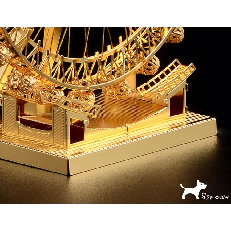 Đồ chơi lắp ghép mô hình 3D bằng thép London eye Piececool