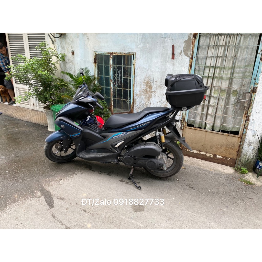 Thùng xe NVX thùng Givi E43NTL-ADV và baga SRV NVX thiết kế chuẩn theo xe, hàng Givi chính hãng, bảo hành 2 năm