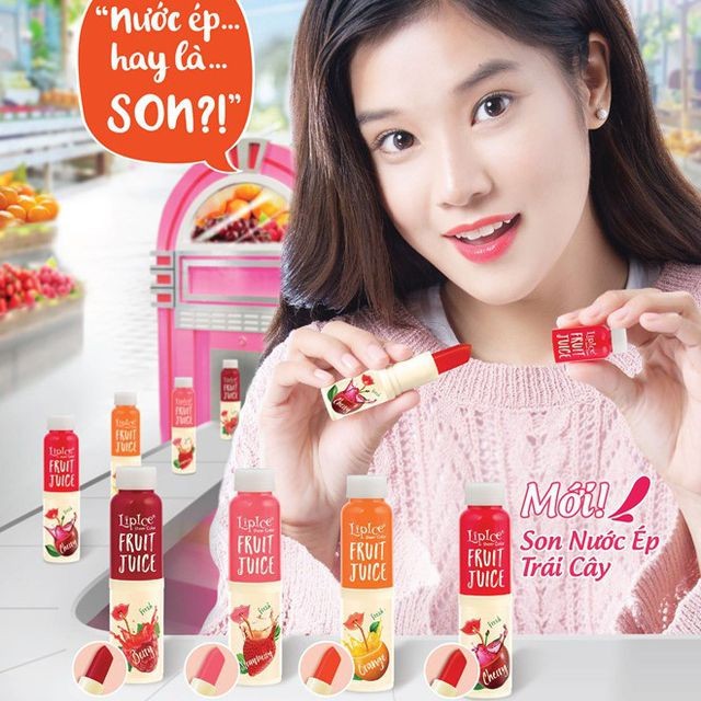 Son dưỡng có màu Lipice Sheer Color Fruit Juice 4g