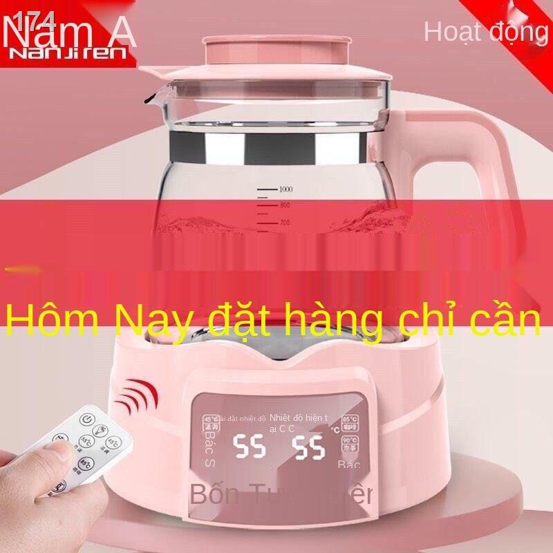 [hàng mới]Ấm siêu tốc bình giữ nhiệt tích hợp máy pha trà điện hâm nóng gia dụng tự động công suất lớn