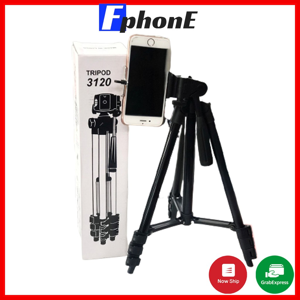 GẬY 3 CHÂN QUAY TIKTOK CHỤP ẢNH,GIÁ ĐỠ ĐIỆN THOẠI LIVETREAM, TRIPOD 3120 CHỤP ẢNH - Fphone