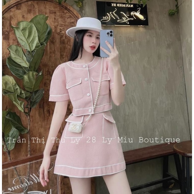 SET VÁY HỒNG XINH XẮN