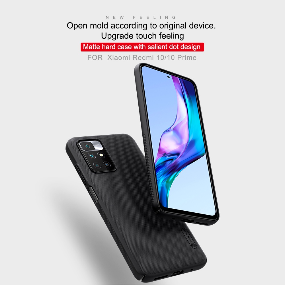 Ốp điện thoại NILLKIN siêu mỏng chống sốc/dấu vân tay thích hợp cho Xiaomi Redmi 10/10 Prime/Redmi 10 2022