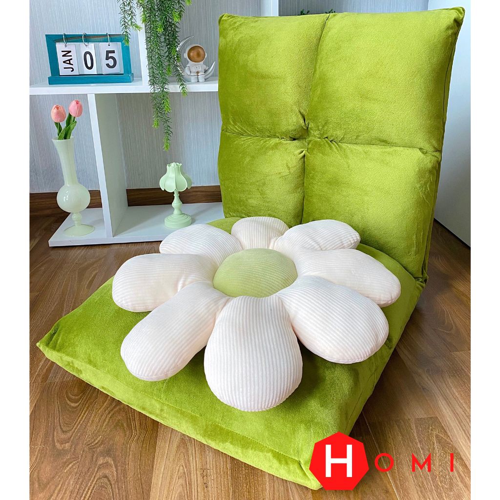 Ghế lười [HOẢ TỐC HCM] – Ghế bệt tựa lưng NHIỀU MÀU CAO CẤP, ghế tatami 5 cấp độ, Khung thép chịu lực - Danami store