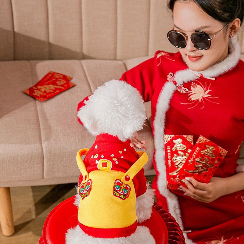 TỔNG HỢP CÁC MẪU ÁO TẾT CHÓ MÈO NĂM 2023