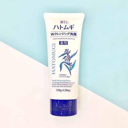 Sữa rửa mặt Hatomugi Naturie Cleansing & Facial Washing Màu Trắng