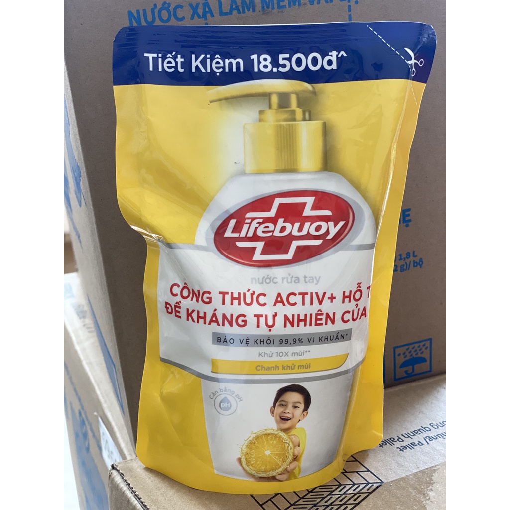 TÚI NƯỚC RỬA TAY DIỆT KHUẨN LIFEBOUY 400g