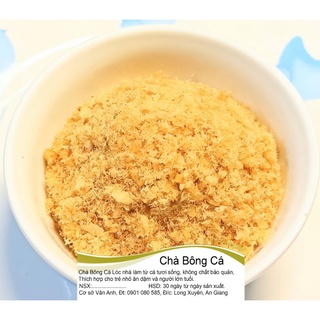 Chà bông cá lóc nhà làm