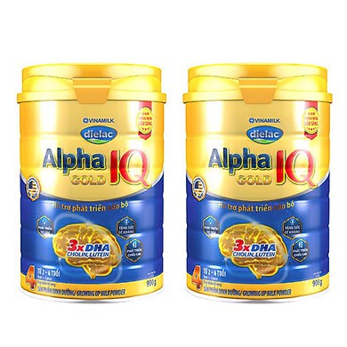 Sữa bột Vinamilk Dielac Alpha Gold 4 Lon 900g_1.5kg