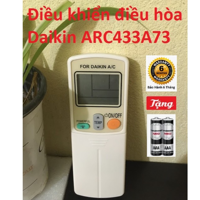 Điều khiển điều hòa Daikin POWERFUL ARC433A73