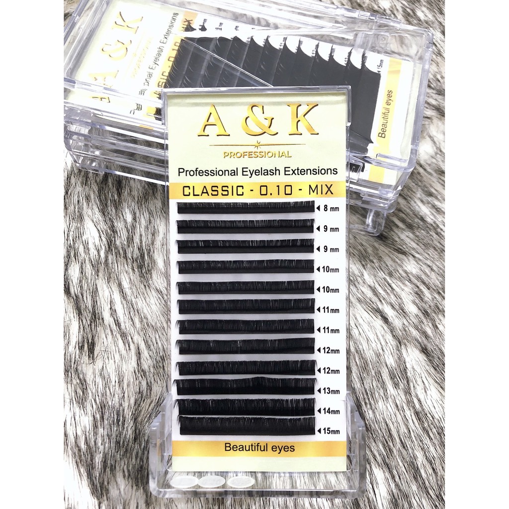 Mi khay mix size A&K từ 8mm đến 15mm  - Sushi nail mi