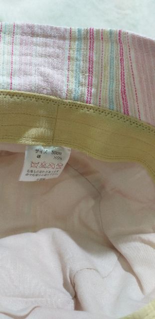 Mũ vải thô cho bé - hàng xuất Nhật