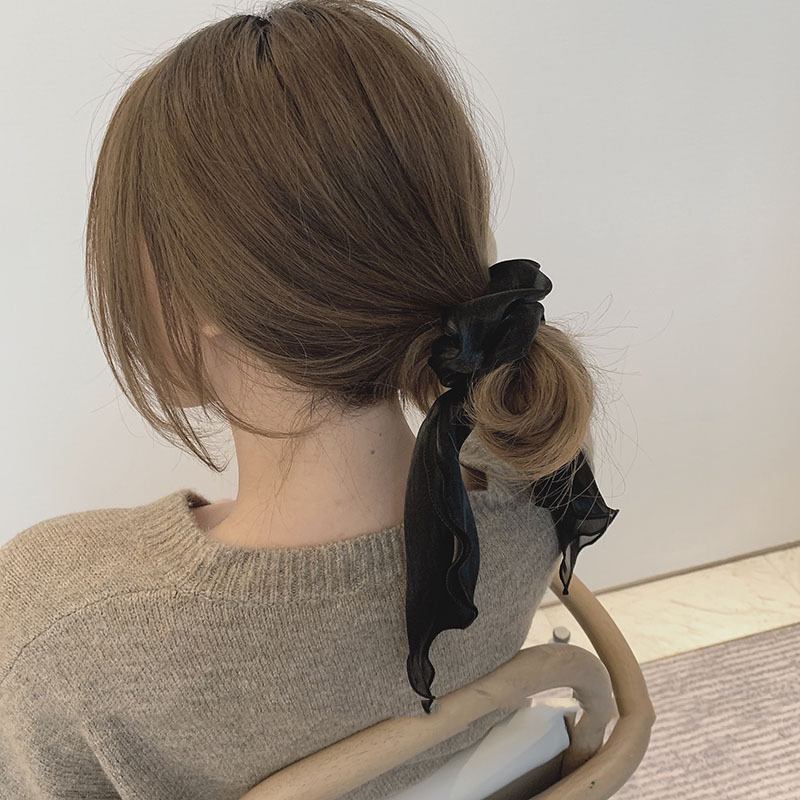 Dây Chun Buộc Tóc Đính Nơ Xinh Xắn Dành Cho Nữ