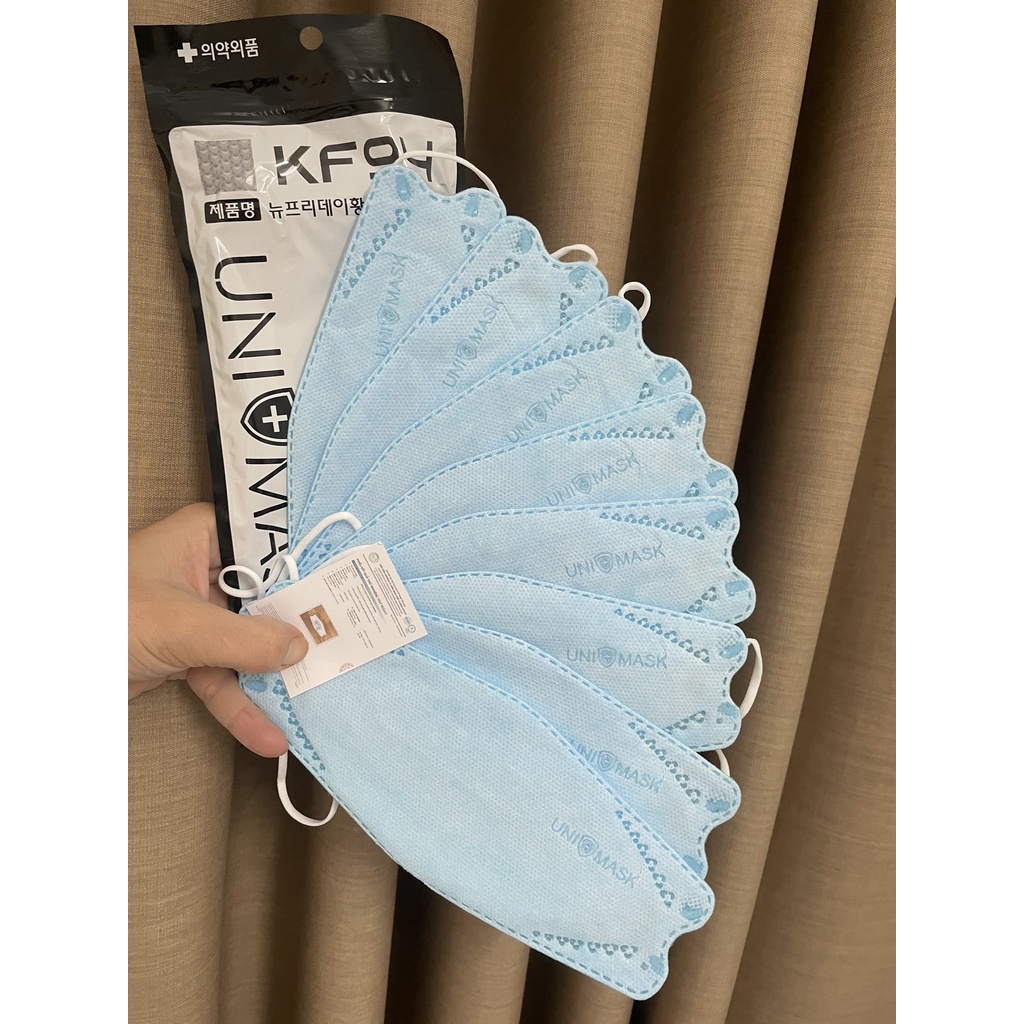 50 Chiếc Khẩu Trang 4 Lớp KF94 UNI MASK Chống Bụi Mịn Và Kháng Khuẩn Hàng Cao Cấp.