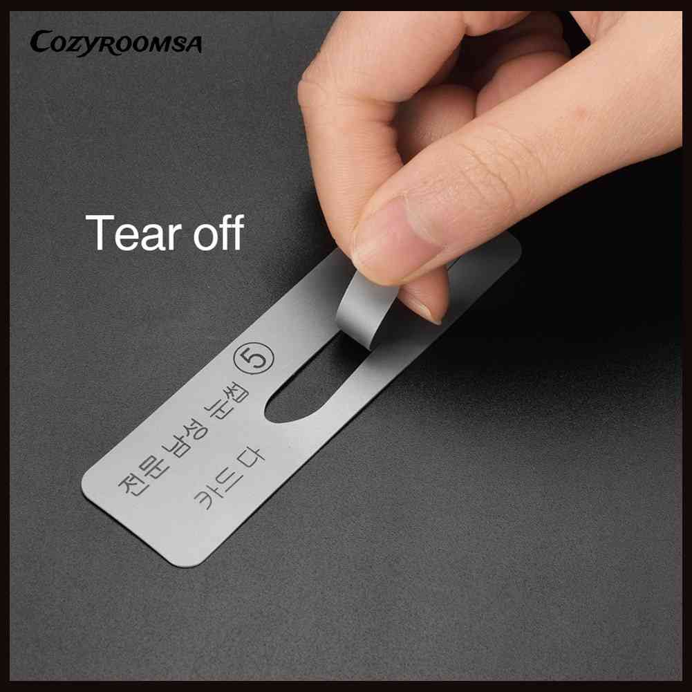 Set 5 Khuôn Hỗ Trợ Vẽ Lông Mày Tái Sử Dụng Tiện Lợi Thẻ