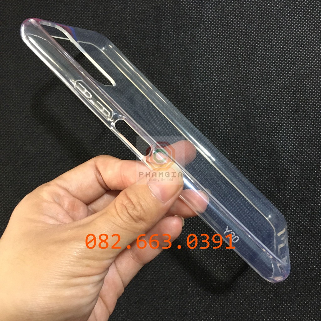 Ốp lưng Vivo Y20 / Y20s / Y30g / Y12s dẻo trong bảo vệ cam bền đẹp