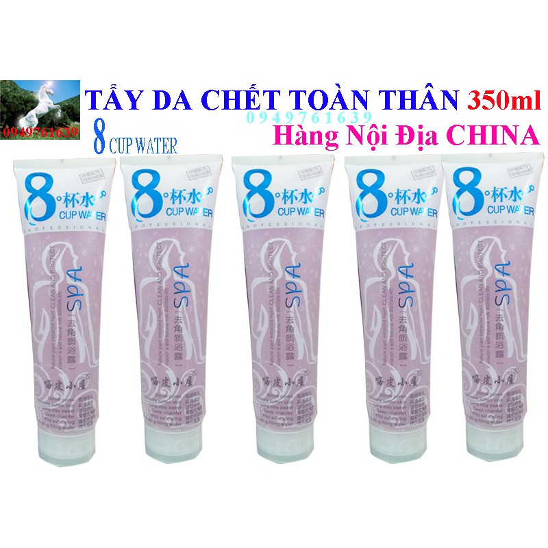 GEL TẨY DA CHẾT TOÀN THÂN SPA 8 CUP WATER