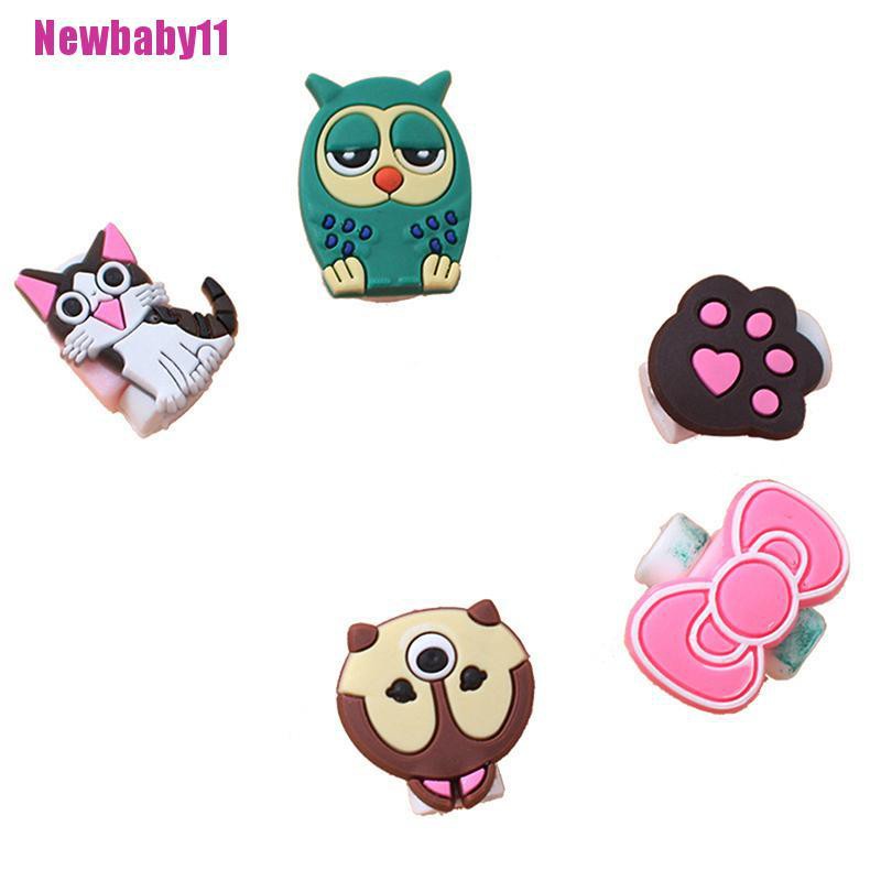 Phụ Kiện Bảo Vệ Dây Cáp Sạc Điện Thoại Hình Hoạt Hình Dễ Thương BABY11