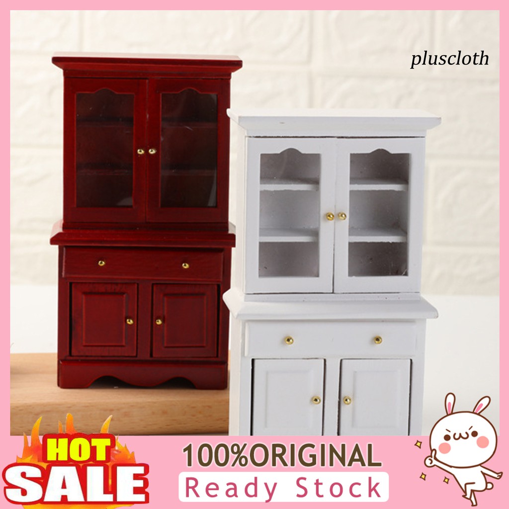 Mô Hình Kệ Sách Bằng Gỗ Trang Trí Nhà Búp Bê Tỉ Lệ 1: 12