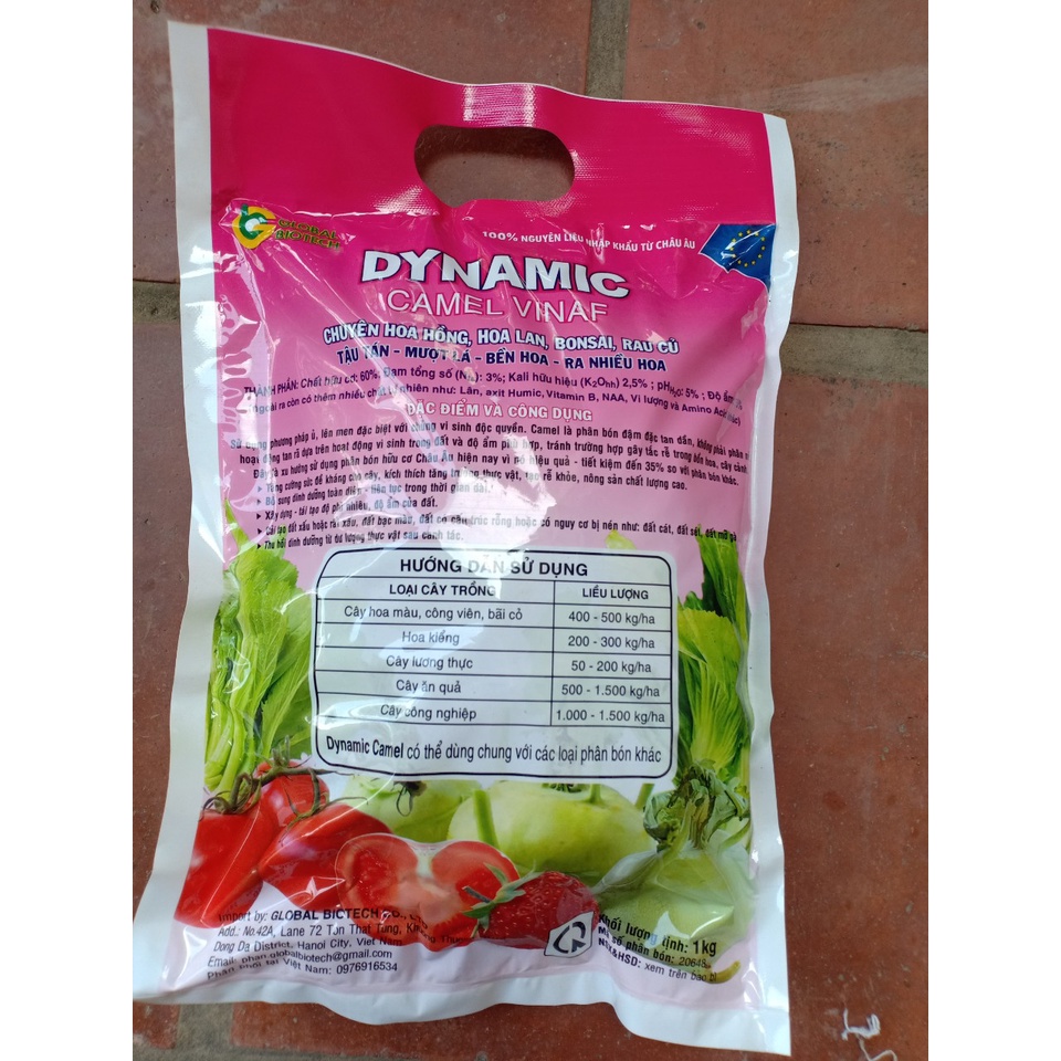 Phân gà Dynamic 1kg Phân gà hữu cơ