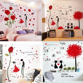 Decal dán tường phòng cưới đôi tình nhân - XL7211-57