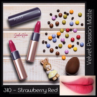 [Đỏ hồng 310] SON LÌ KIKO MILANO ❤ KIKO MILANO VELVET PASSION MATTE LIPSTICK STRAWBERRY RED