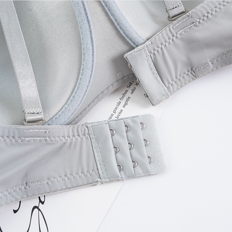 Áo ngực ECMLN không gọng không đường may màu trơn thời trang gợi cảm dành cho nữ