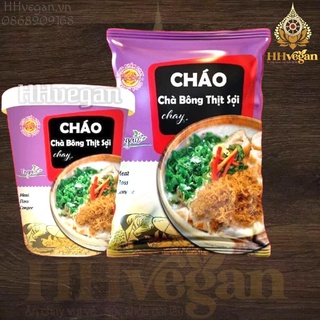 Cháo chà bông chay thịt sợi âu lạc - 1 gói 55g - cháo âu lạc
