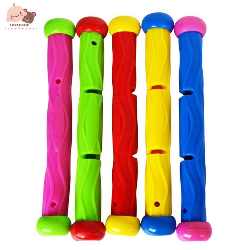 [HOT]5 pcs Multicolor Diving Stick Toy Underwater Swimming Diving Training Sticks