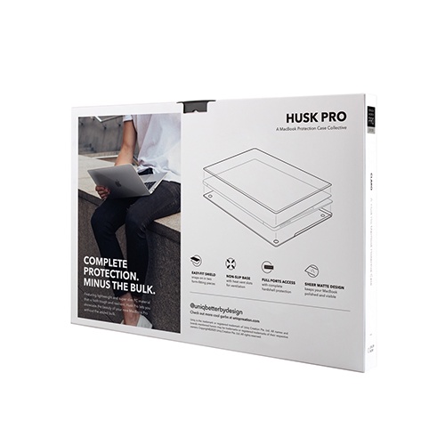 Ốp UNIQ Husk Pro Claro For Macbook Pro/Air 13/16inch - Hàng Chính Hãng